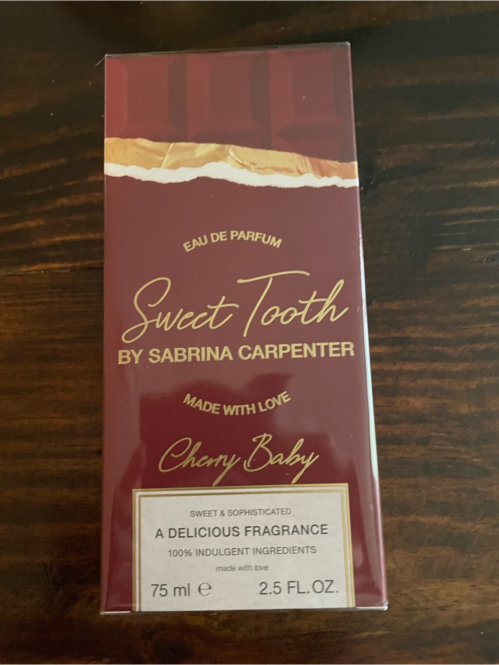 NIB Sweet Tooth Cherry Baby Eau de Parfum by Sabrina Carpenter - 2.5 oz